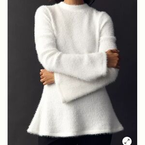 Maeve Tie-Back Bell-Sleeve Top